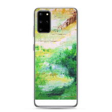 PHONE CASE for Galaxy for Artsy People - Bright Green Abstract