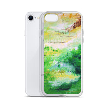 Colorful Green IPHONE CASE Painting Artsy Abstract Style