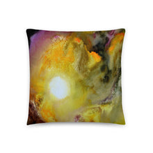 Multicolored THROW PILLOW Watercolor Art Abstract