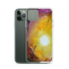 Colorful PHONE CASE for iPhones Artsy Sun Abstract Watercolor Design