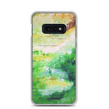 PHONE CASE for Galaxy for Artsy People - Bright Green Abstract