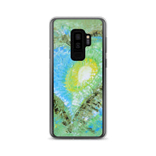 Samsung GALAXY PHONE CASE with Abstract Heart Art Green