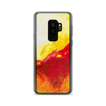 Galaxy PHONE CASE Yellow Red Abstract Design