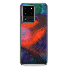 Red Heart Samsung Galaxy PHONE CASE Art Blue Red