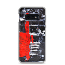 Cool PHONE CASE for Galaxy Phones in Red Black Abstract Style