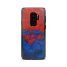 Blue Red PHONE CASE Cover for Samsung Galaxy Phones Abstract Design
