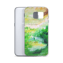 PHONE CASE for Galaxy for Artsy People - Bright Green Abstract