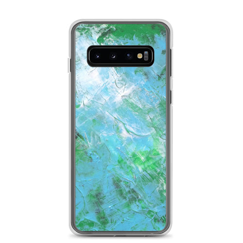 Unique PHONE CASE for Samsung Galaxy Phones Blue Green Artsy