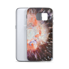 Samsung PHONE CASE Unique Abstract Artsy Style Brown Orange Art