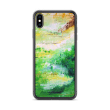 Colorful Green IPHONE CASE Painting Artsy Abstract Style