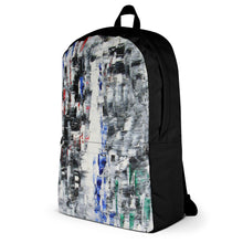 Black and White BACKPACK Unique Abstract Design