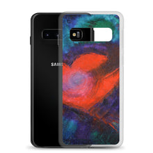 Red Heart Samsung Galaxy PHONE CASE Art Blue Red