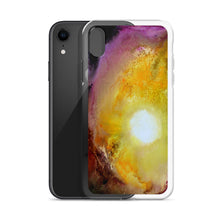 Colorful PHONE CASE for iPhones Artsy Sun Abstract Watercolor Design