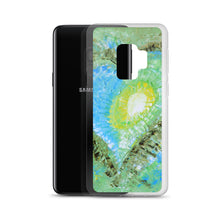 Samsung GALAXY PHONE CASE with Abstract Heart Art Green