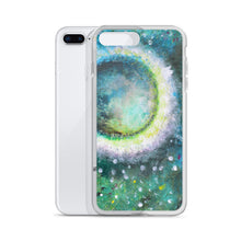 Beautiful Moon IPHONE CASE Green Art Painting