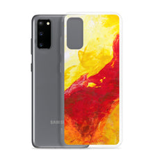 Galaxy PHONE CASE Yellow Red Abstract Design