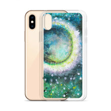 Beautiful Moon IPHONE CASE Green Art Painting