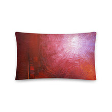 Red THROW PILLOW Modern Abstract Style