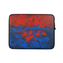 Red Blue LAPTOP SLEEVE Protection Abstract Art Design