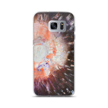 Samsung PHONE CASE Unique Abstract Artsy Style Brown Orange Art