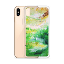 Colorful Green IPHONE CASE Painting Artsy Abstract Style