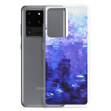 Blue PHONE CASE COVER for Galaxy Phones Unique Abstract Style