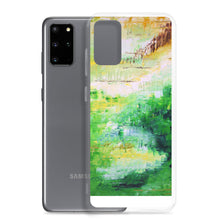 PHONE CASE for Galaxy for Artsy People - Bright Green Abstract