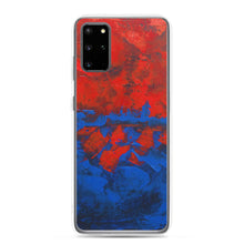 Blue Red PHONE CASE Cover for Samsung Galaxy Phones Abstract Design