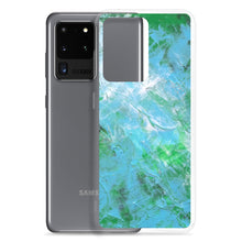 Unique PHONE CASE for Samsung Galaxy Phones Blue Green Artsy