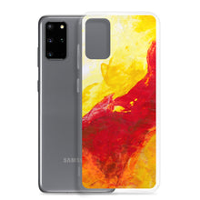 Galaxy PHONE CASE Yellow Red Abstract Design
