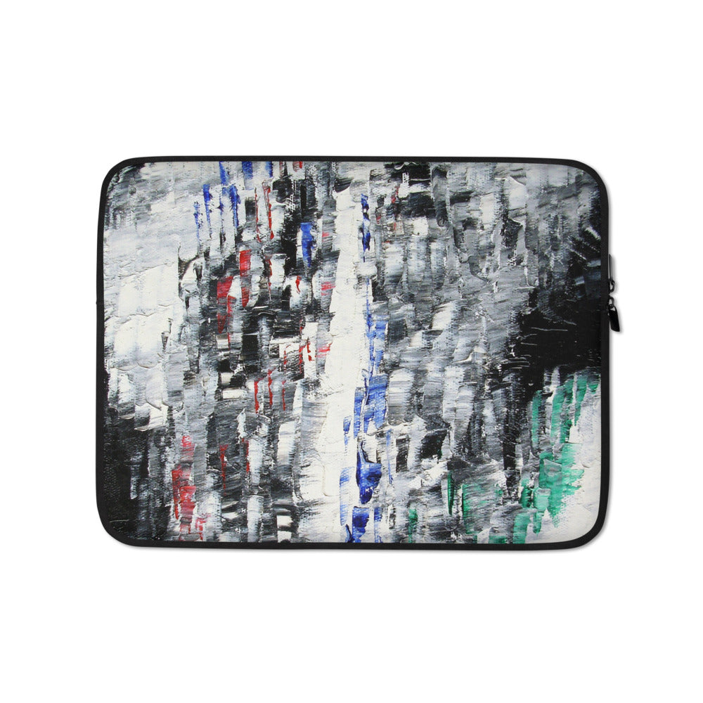 Black and White LAPTOP Cover SLEEVE Cool Abstract Style