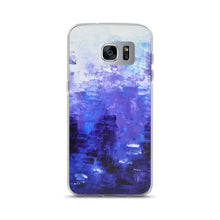 Blue PHONE CASE COVER for Galaxy Phones Unique Abstract Style