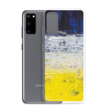 Samsung PHONE CASE Edgy Blue Yellow White Abstract
