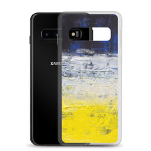 Samsung PHONE CASE Edgy Blue Yellow White Abstract