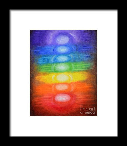 7 CHAKRAS - Framed Print  #1034