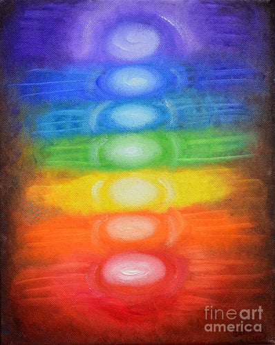 7 CHAKRAS - Art Print  #1034