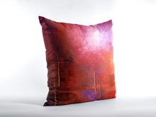 Red THROW PILLOW Modern Abstract Style