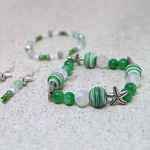 STAR FISH Ocean Beach Theme Beaded Bracelets & Earrings Set Star Fish