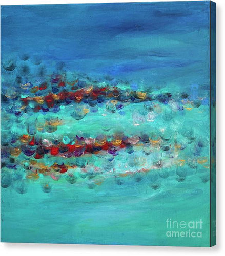 Tiptoeing in the Rain - Canvas Print
