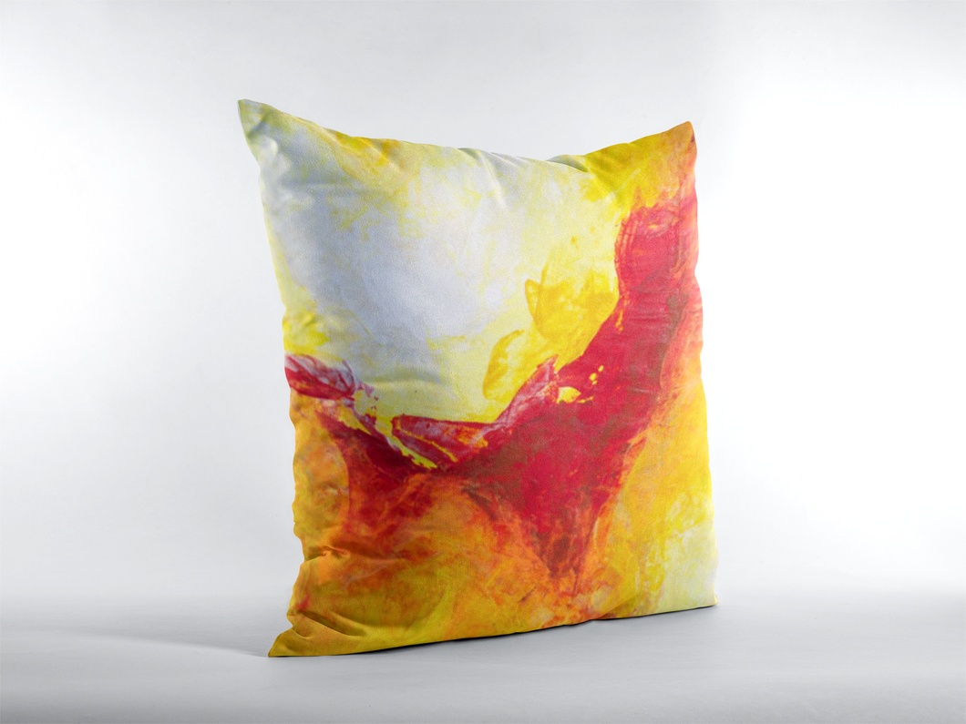 Red and discount yellow decorative pillows