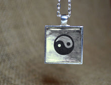 YING YANG Symbol - handmade Resin Pendant, Feng Shui, Inspirational Jewelry, Balance